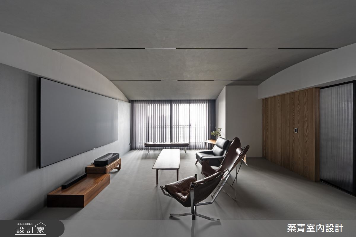 50坪新成屋(5年以下)＿現代風客廳案例圖片＿築青室內裝修有限公司＿築青_74之3