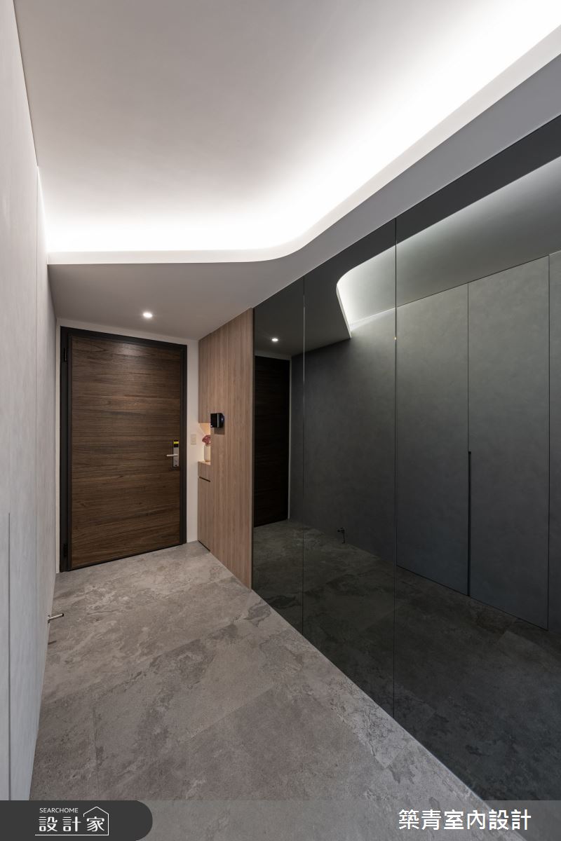 35坪新成屋(5年以下)＿現代風玄關案例圖片＿築青室內裝修有限公司＿築青_76之1