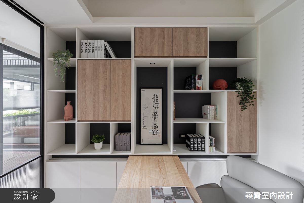 35坪新成屋(5年以下)＿現代風書房工作區案例圖片＿築青室內裝修有限公司＿築青_76之21
