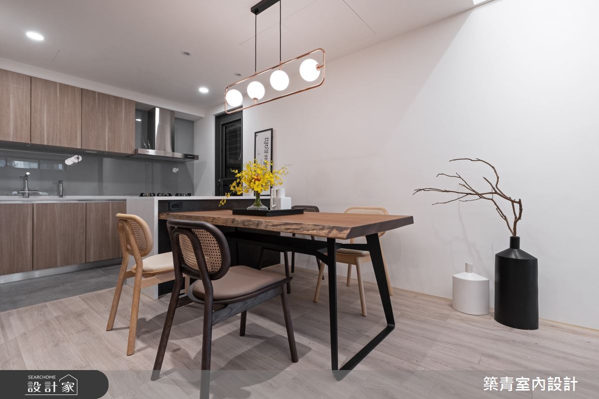 35坪新成屋(5年以下)＿現代風餐廳廚房案例圖片＿築青室內裝修有限公司＿築青_76之18
