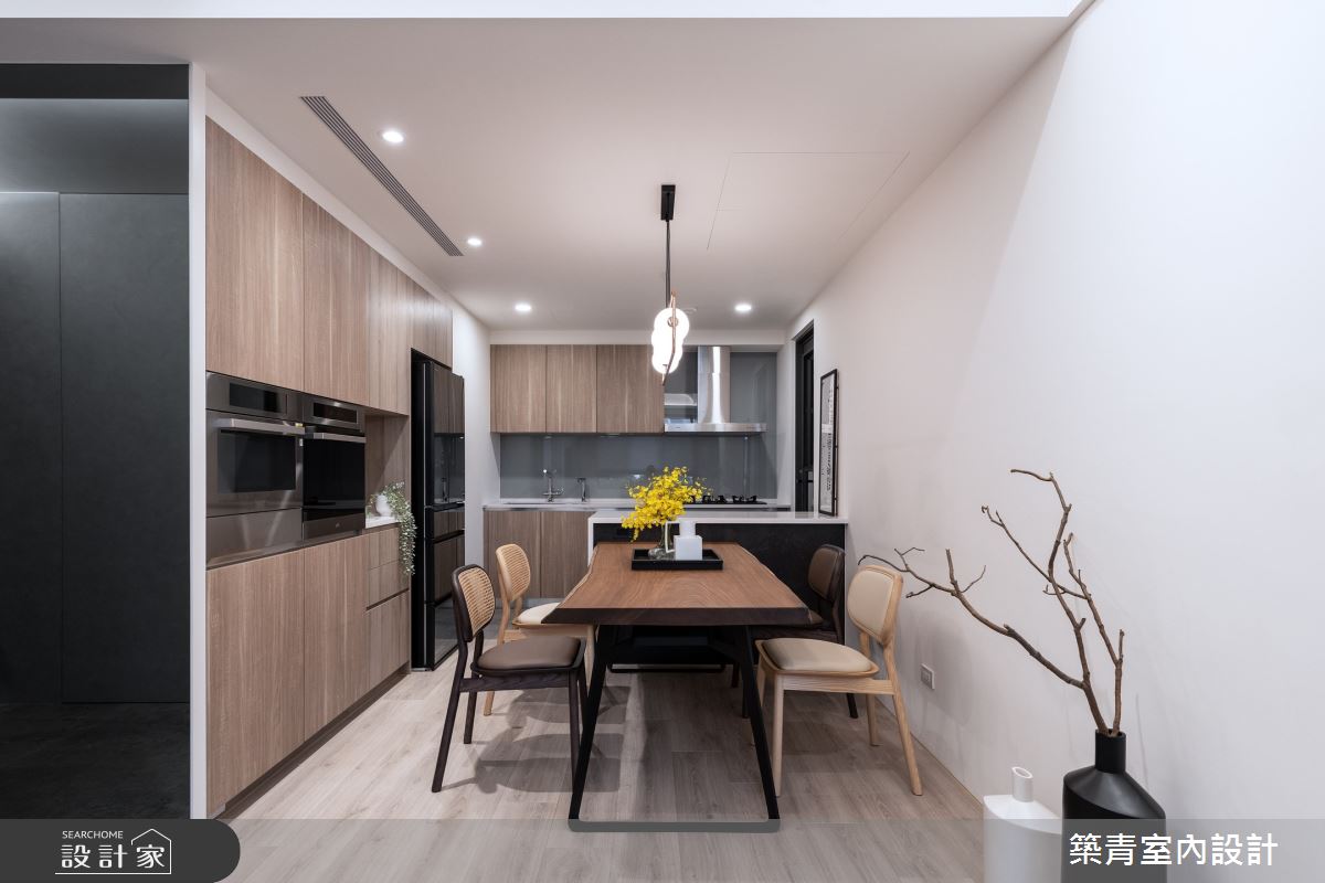 35坪新成屋(5年以下)＿現代風餐廳廚房案例圖片＿築青室內裝修有限公司＿築青_76之17