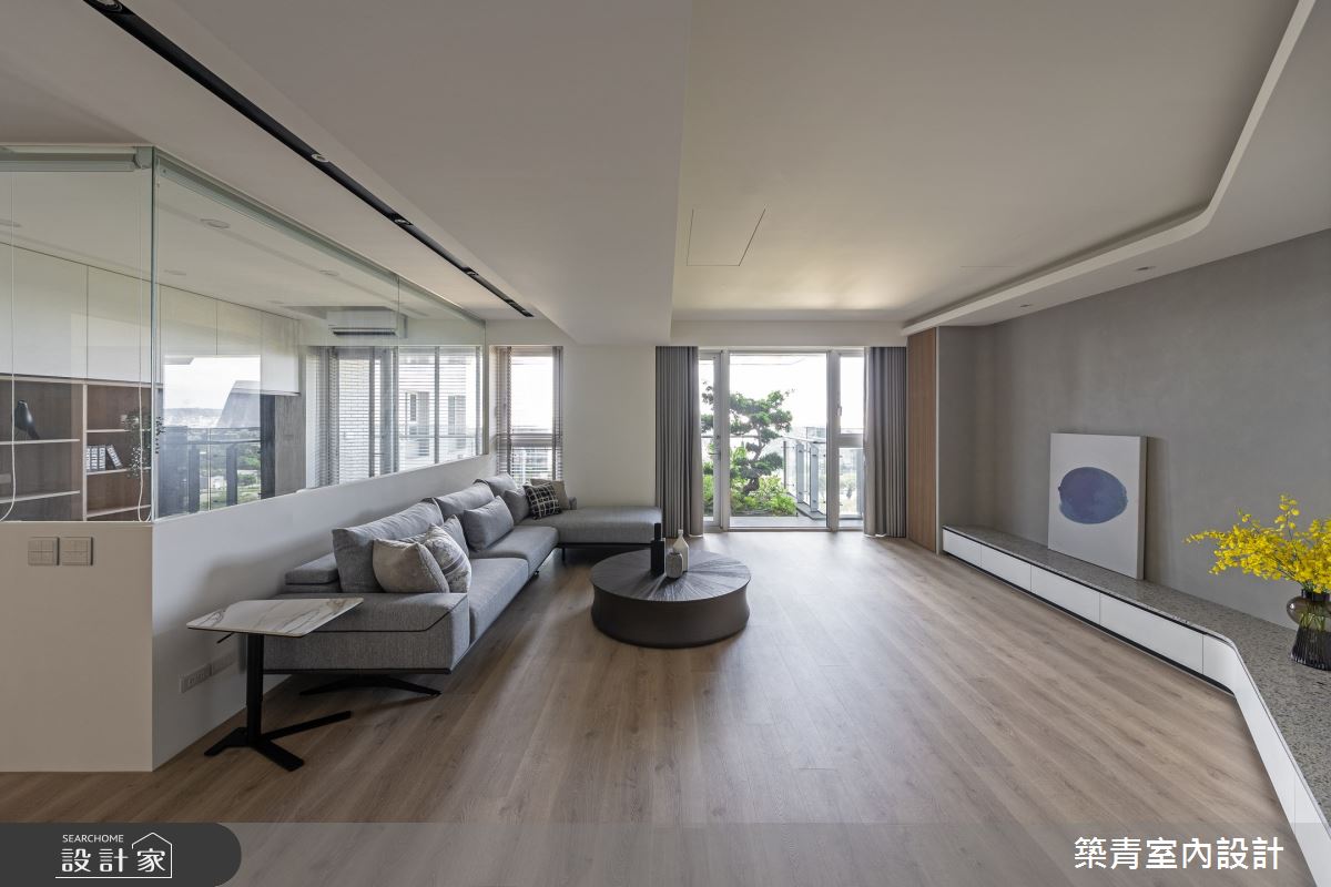 48坪新成屋(5年以下)＿現代風客廳書房工作區陽台案例圖片＿築青室內裝修有限公司＿築青_77之10