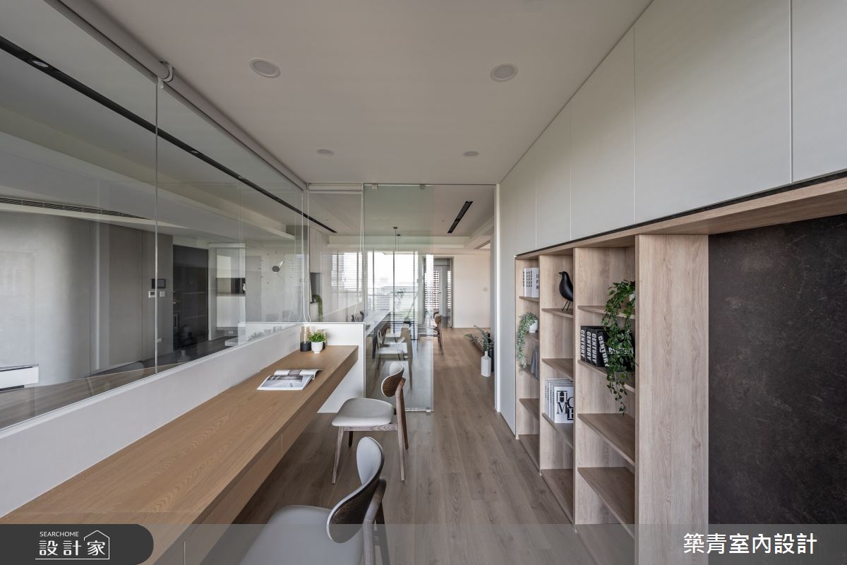 48坪新成屋(5年以下)＿現代風書房工作區案例圖片＿築青室內裝修有限公司＿築青_77之24