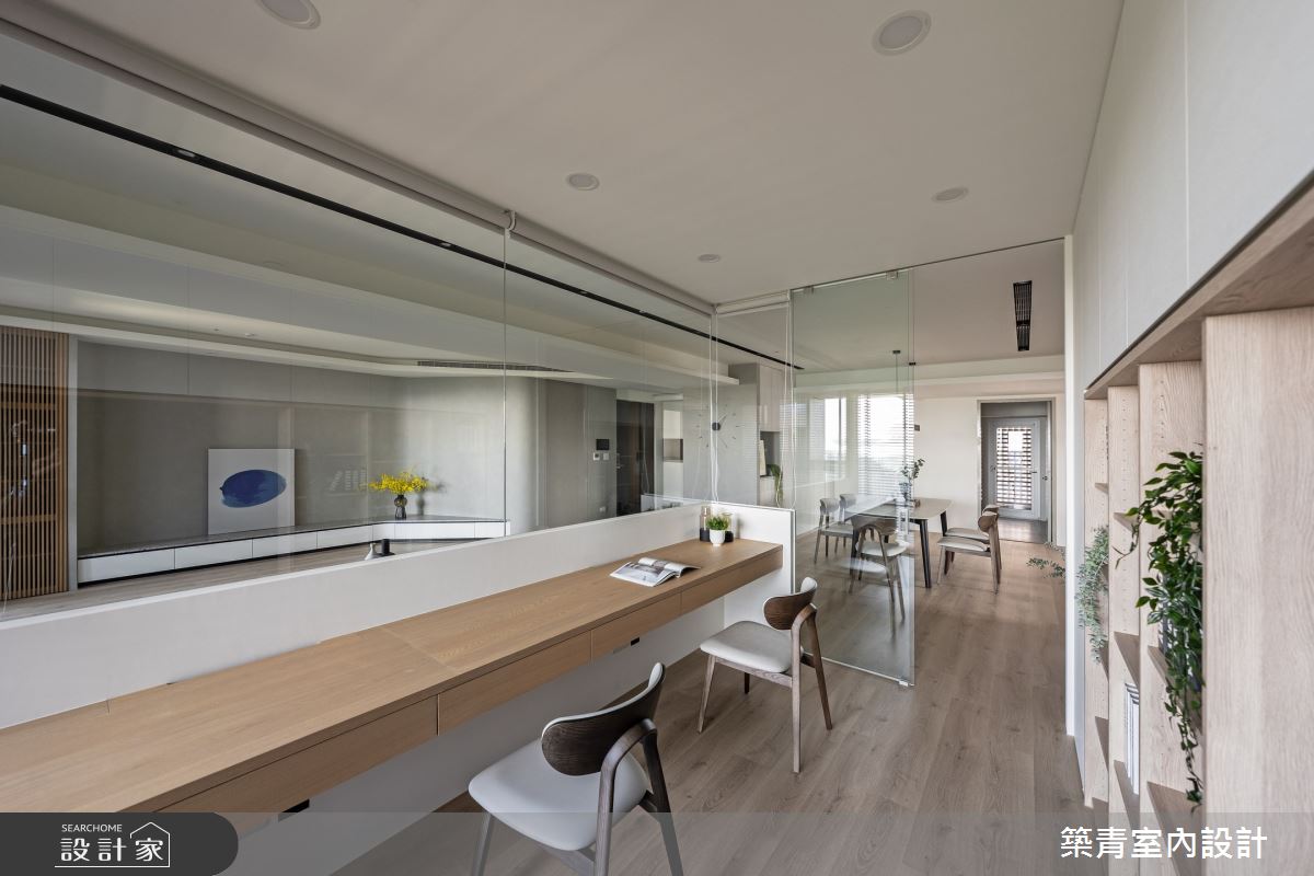 48坪新成屋(5年以下)＿現代風餐廳書房工作區案例圖片＿築青室內裝修有限公司＿築青_77之25