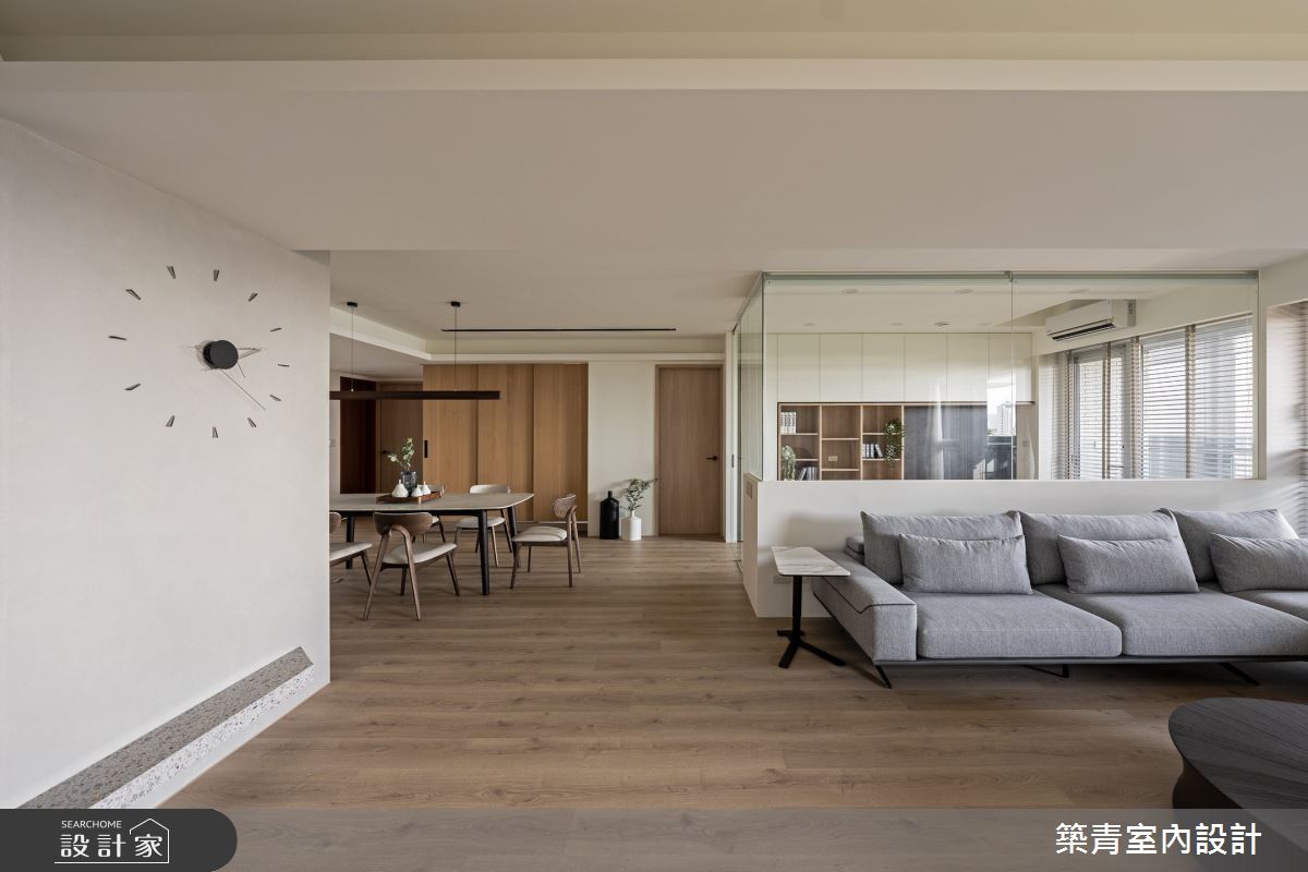 48坪新成屋(5年以下)＿現代風客廳餐廳案例圖片＿築青室內裝修有限公司＿築青_77之20