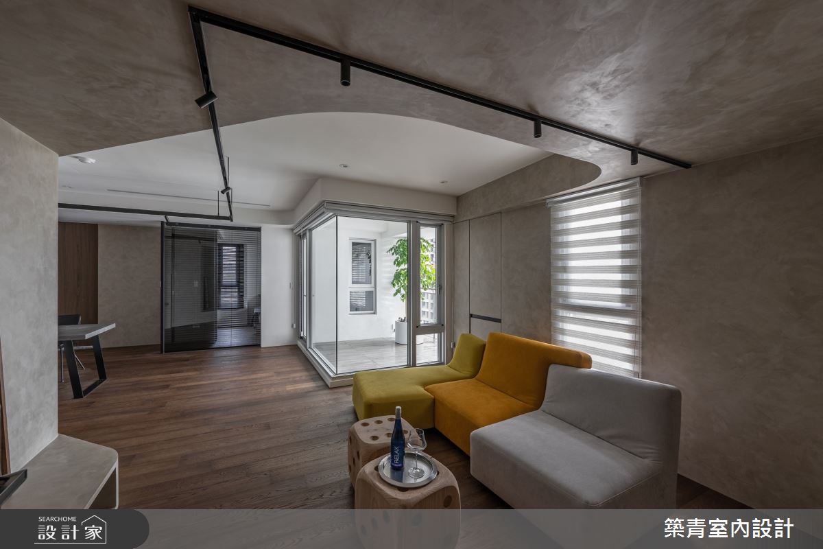 24坪預售屋＿現代風客廳案例圖片＿築青室內裝修有限公司＿築青_78之1