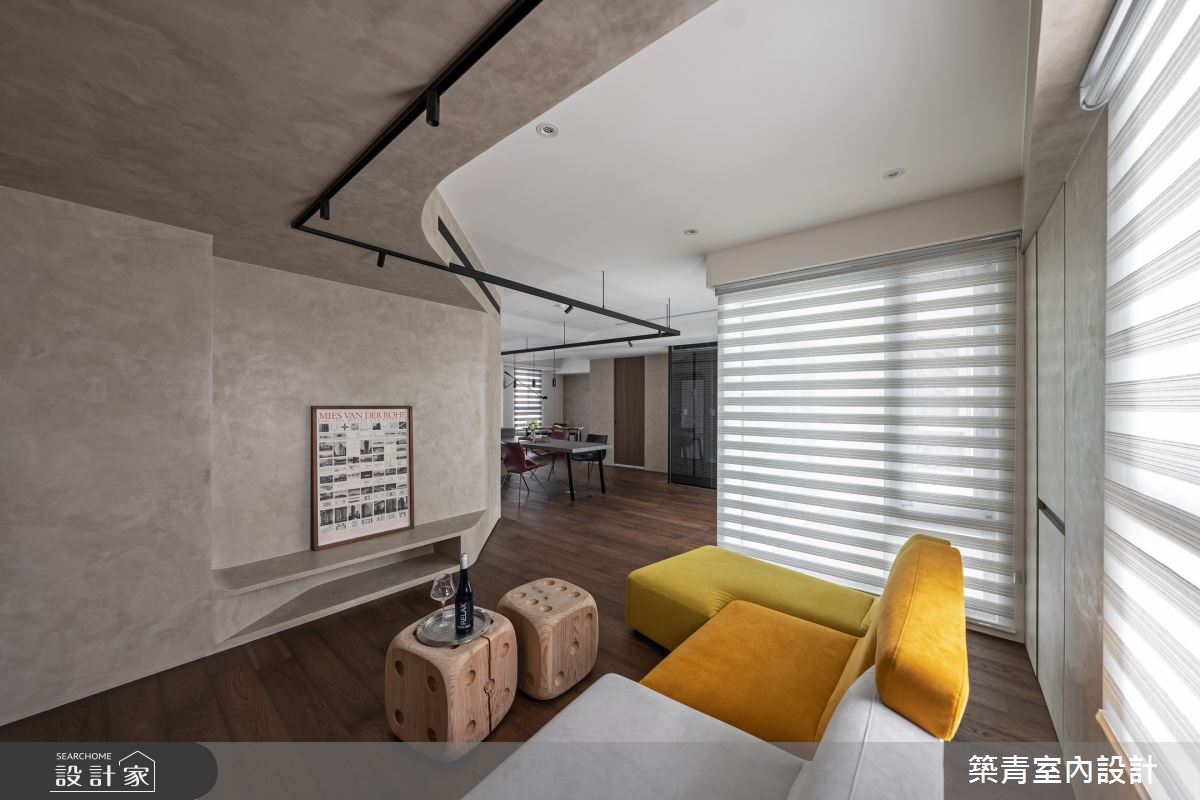 24坪預售屋＿現代風客廳餐廳案例圖片＿築青室內裝修有限公司＿築青_78之2