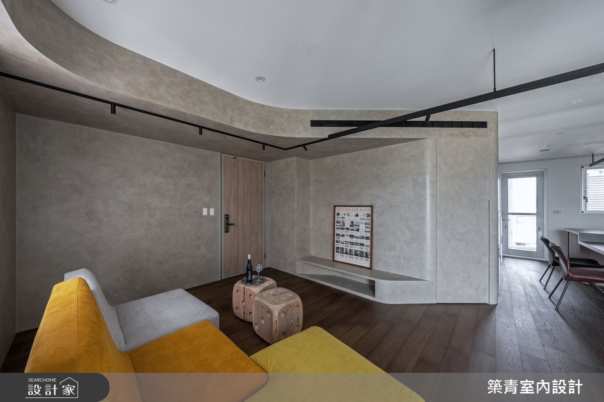 24坪預售屋＿現代風客廳餐廳案例圖片＿築青室內裝修有限公司＿築青_78之3