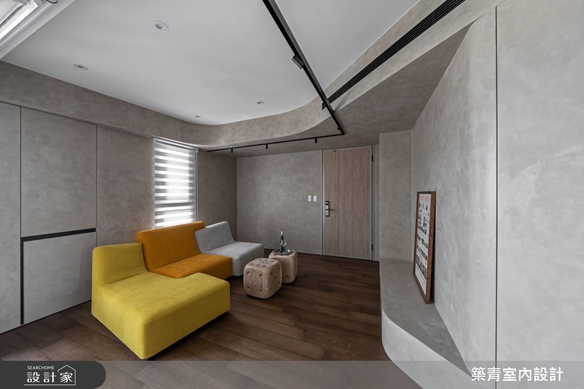 24坪預售屋＿現代風客廳案例圖片＿築青室內裝修有限公司＿築青_78之5