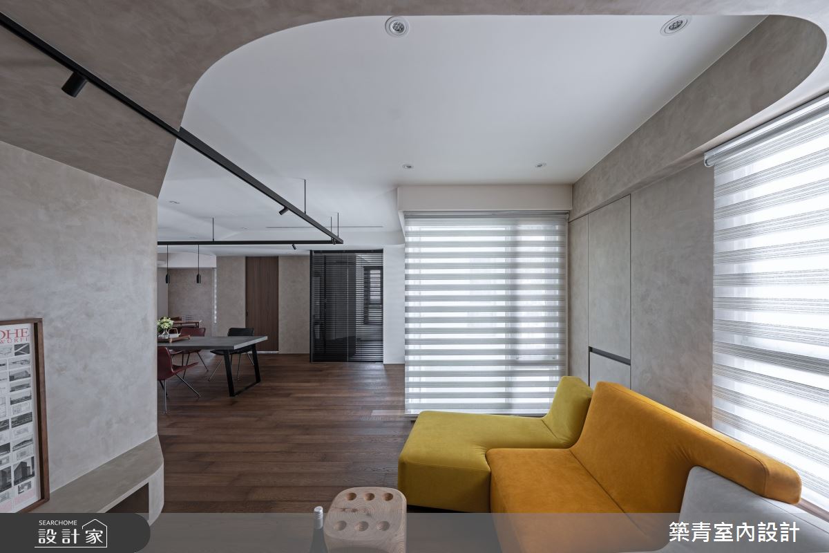 24坪預售屋＿現代風客廳餐廳案例圖片＿築青室內裝修有限公司＿築青_78之7