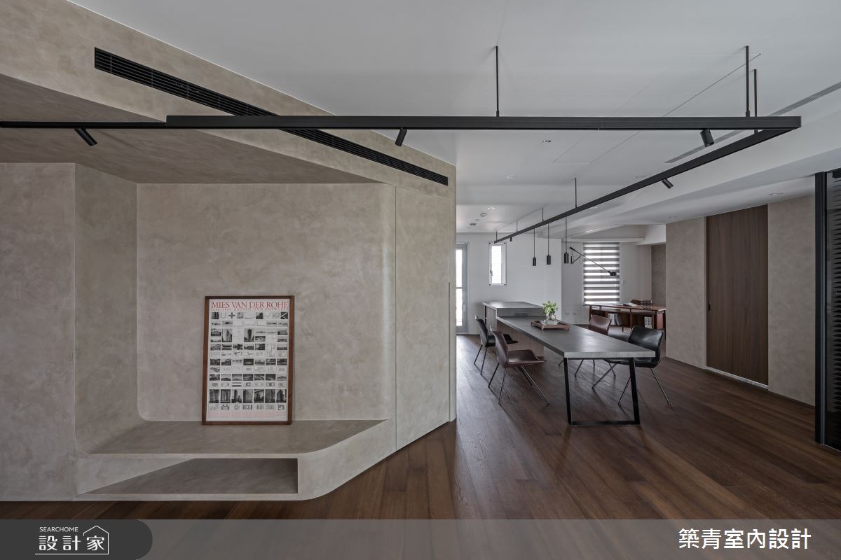 24坪預售屋＿現代風客廳餐廳中島案例圖片＿築青室內裝修有限公司＿築青_78之9