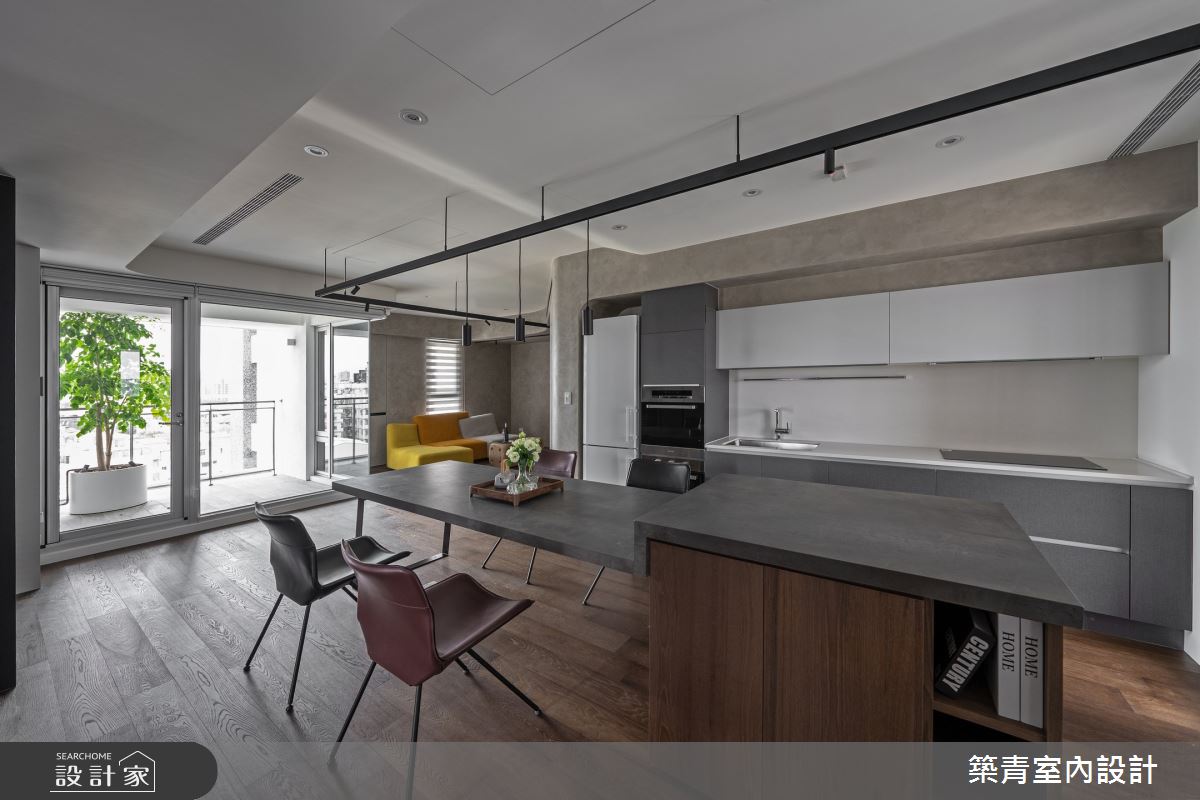 24坪預售屋＿現代風客廳餐廳廚房陽台案例圖片＿築青室內裝修有限公司＿築青_78之16