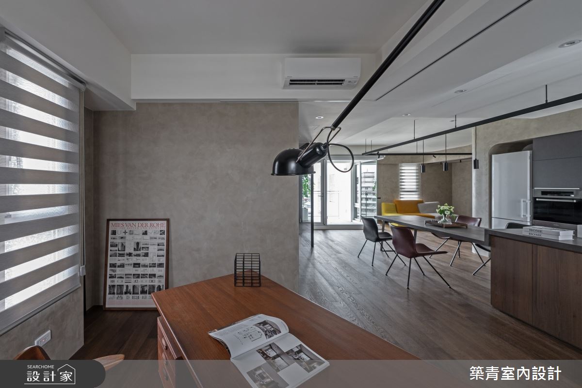 24坪預售屋＿現代風餐廳廚房書房工作區案例圖片＿築青室內裝修有限公司＿築青_78之22