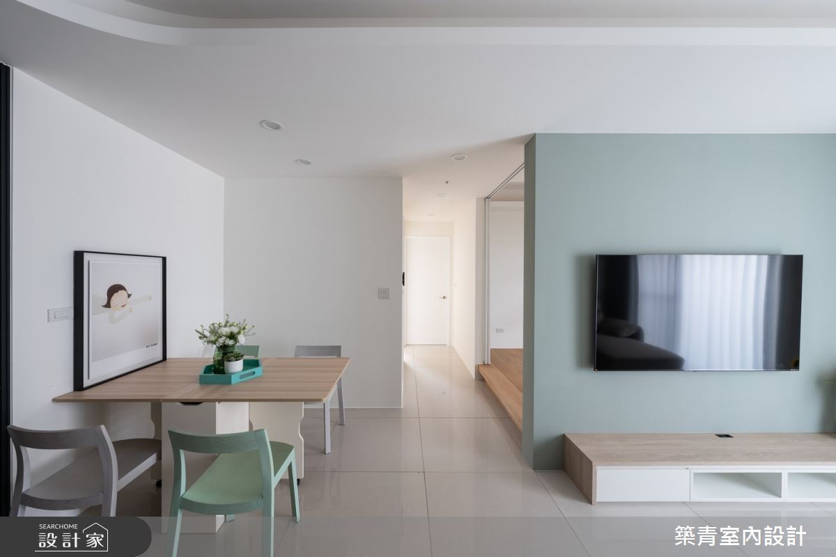 35坪預售屋＿現代北歐風客廳餐廳案例圖片＿築青室內裝修有限公司＿築青_81之3