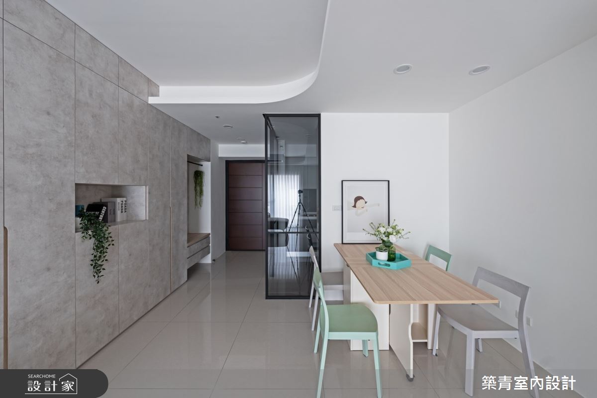 35坪預售屋＿現代北歐風玄關餐廳廚房案例圖片＿築青室內裝修有限公司＿築青_81之11
