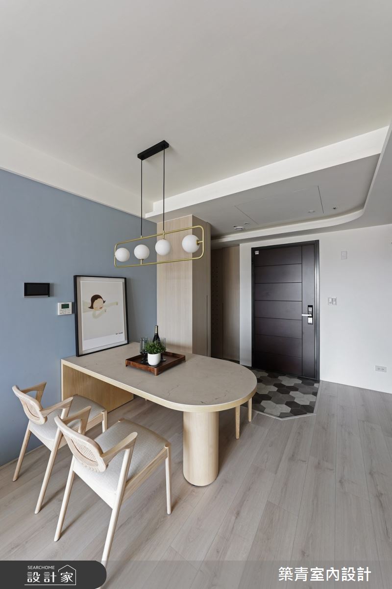 35坪預售屋＿混搭風玄關餐廳案例圖片＿築青室內裝修有限公司＿築青_82之5