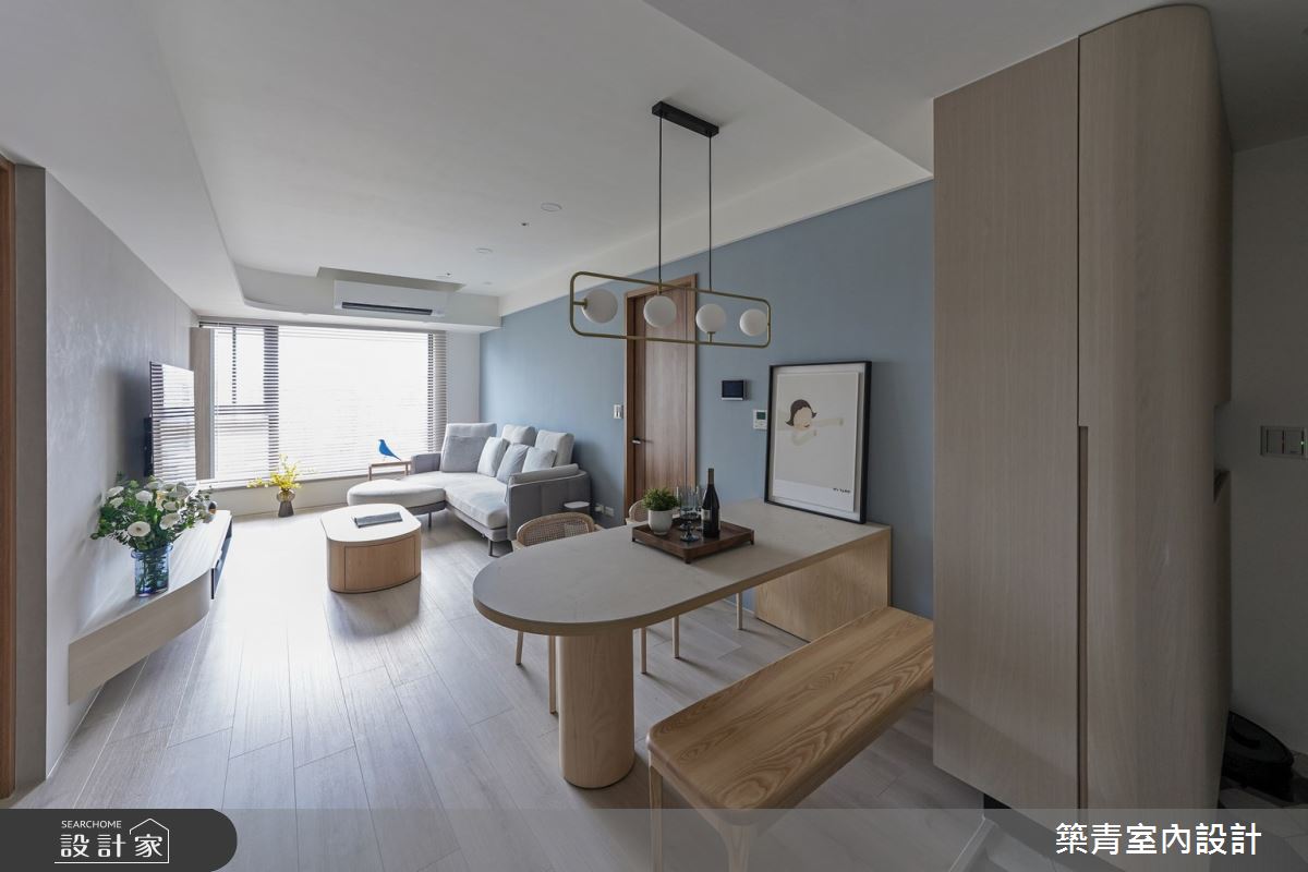 35坪預售屋＿混搭風客廳餐廳案例圖片＿築青室內裝修有限公司＿築青_82之6