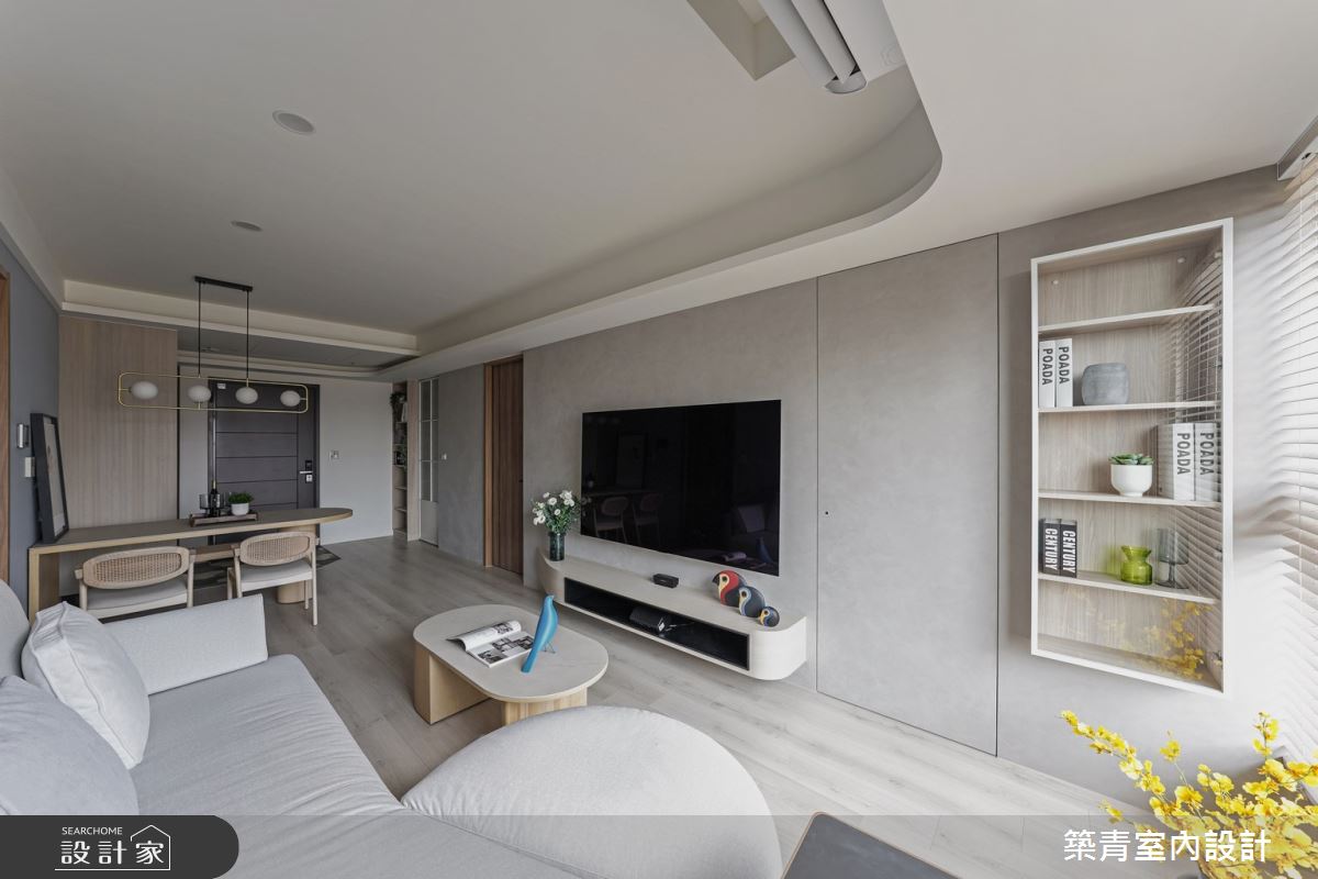 35坪預售屋＿混搭風客廳餐廳案例圖片＿築青室內裝修有限公司＿築青_82之10