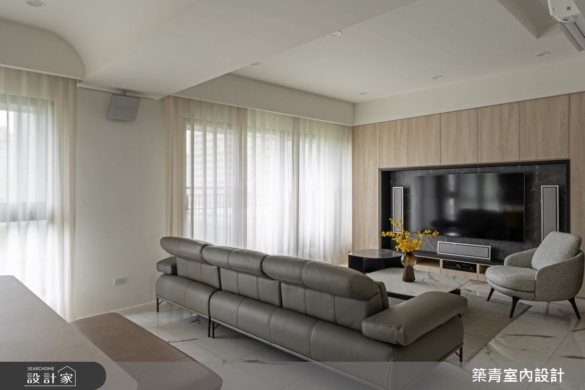 35坪新成屋(5年以下)＿現代北歐風客廳案例圖片＿築青室內裝修有限公司＿築青_83之7