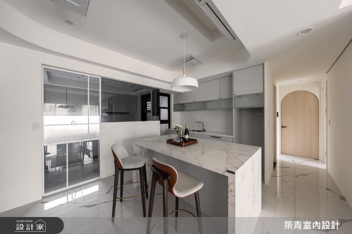 35坪新成屋(5年以下)＿現代北歐風廚房中島案例圖片＿築青室內裝修有限公司＿築青_83之12