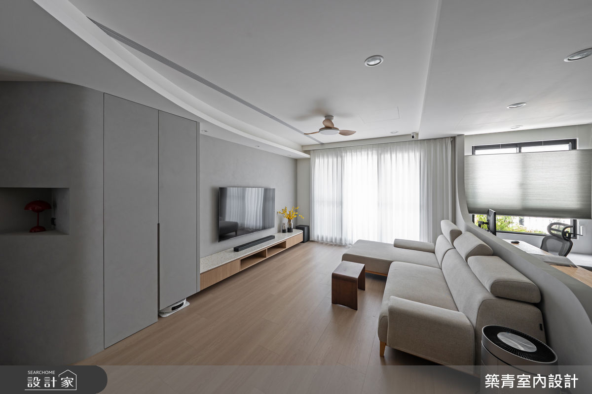 30坪預售屋＿現代北歐風客廳案例圖片＿築青室內裝修有限公司＿築青_84之4