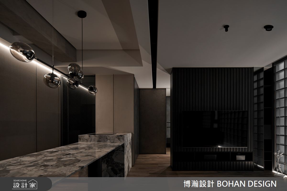 40坪老屋(31~40年)＿工業風客廳餐廳中島案例圖片＿博瀚設計 BOHAN DESIGN＿博瀚_02之10