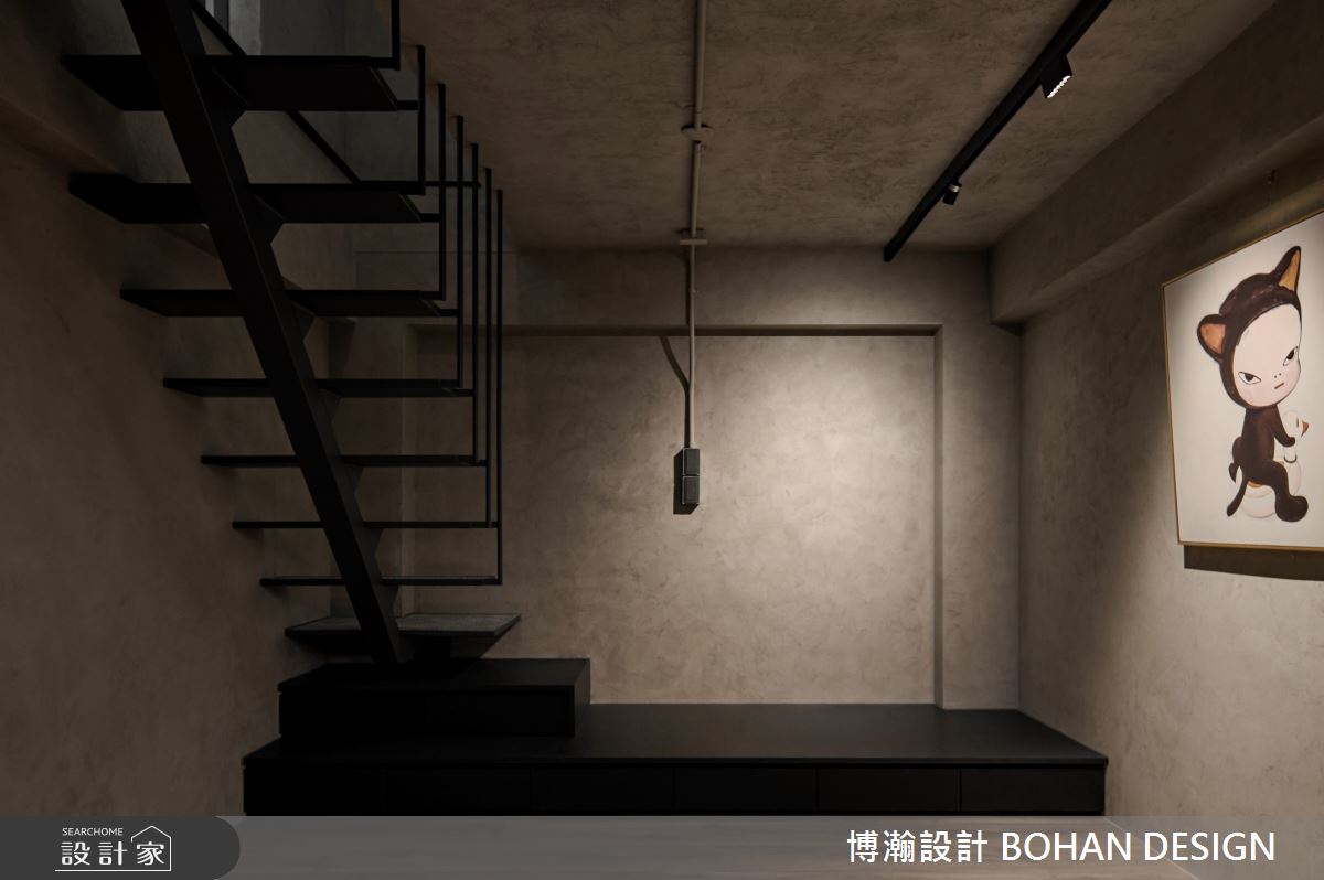 40坪老屋(31~40年)＿工業風樓梯多功能室案例圖片＿博瀚設計 BOHAN DESIGN＿博瀚_02之19