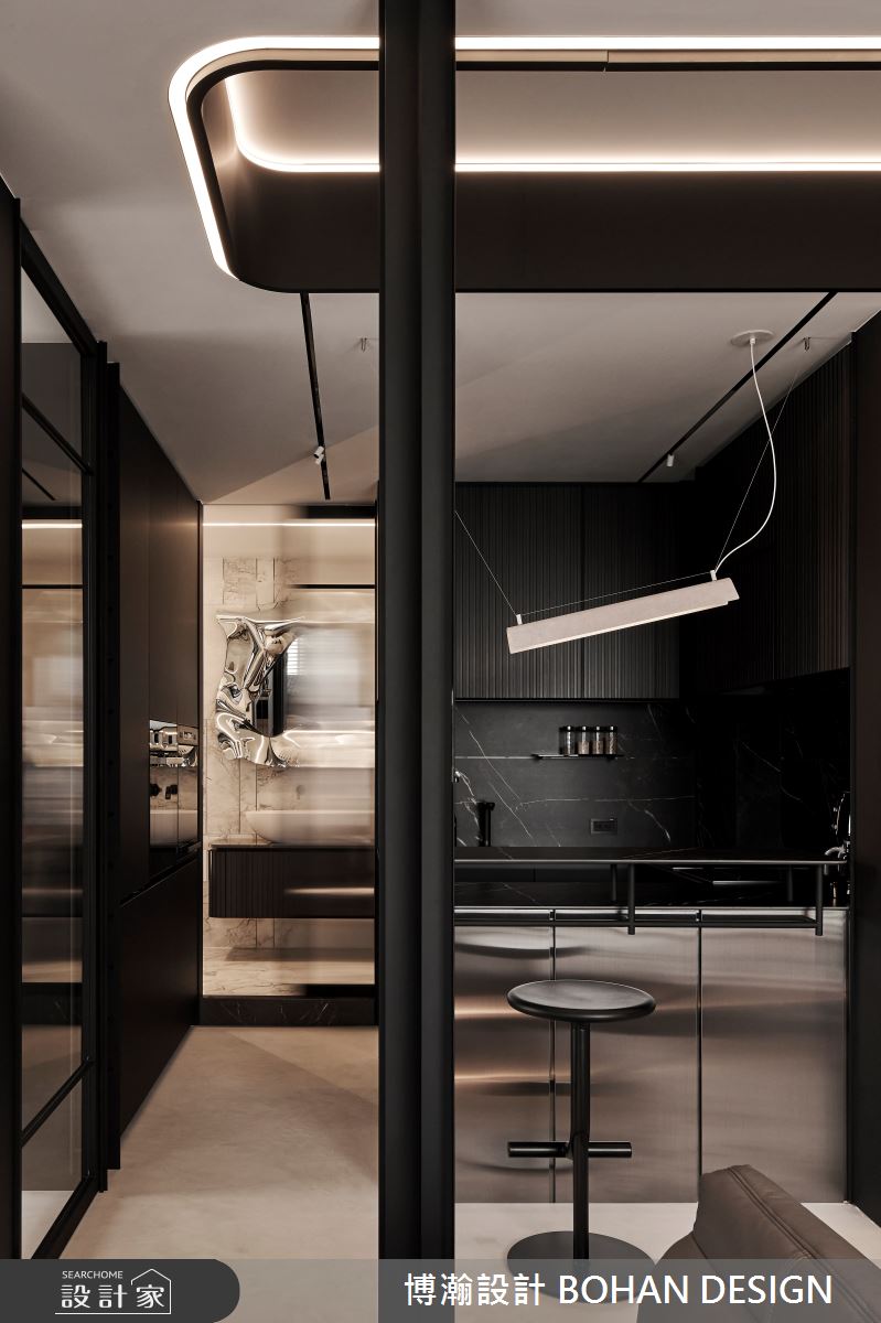 17坪新成屋(5年以下)＿現代風餐廳吧檯中島案例圖片＿博瀚設計 BOHAN DESIGN＿博瀚_06之3