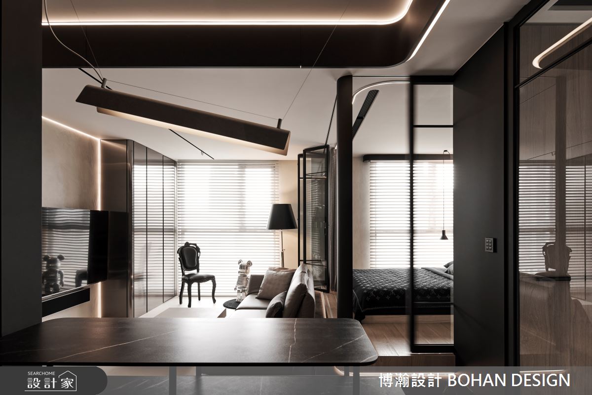 17坪新成屋(5年以下)＿現代風客廳餐廳臥室案例圖片＿博瀚設計 BOHAN DESIGN＿博瀚_06之12