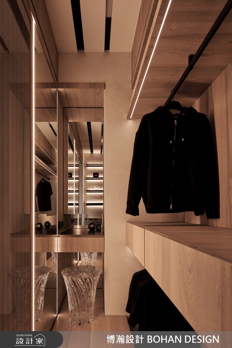 17坪新成屋(5年以下)＿現代風更衣間案例圖片＿博瀚設計 BOHAN DESIGN＿博瀚_06之22