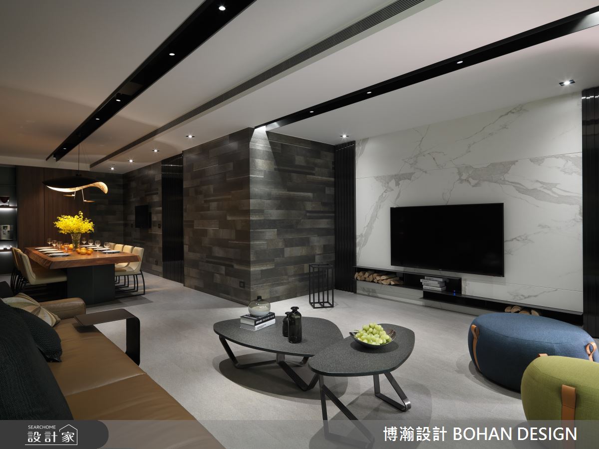 120坪新成屋(5年以下)＿現代風玄關客廳餐廳案例圖片＿博瀚設計 BOHAN DESIGN＿博瀚_07之2