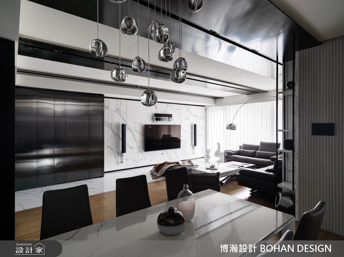 85坪新古屋(10年以下)＿現代風客廳餐廳案例圖片＿博瀚設計 BOHAN DESIGN＿博瀚_09之10