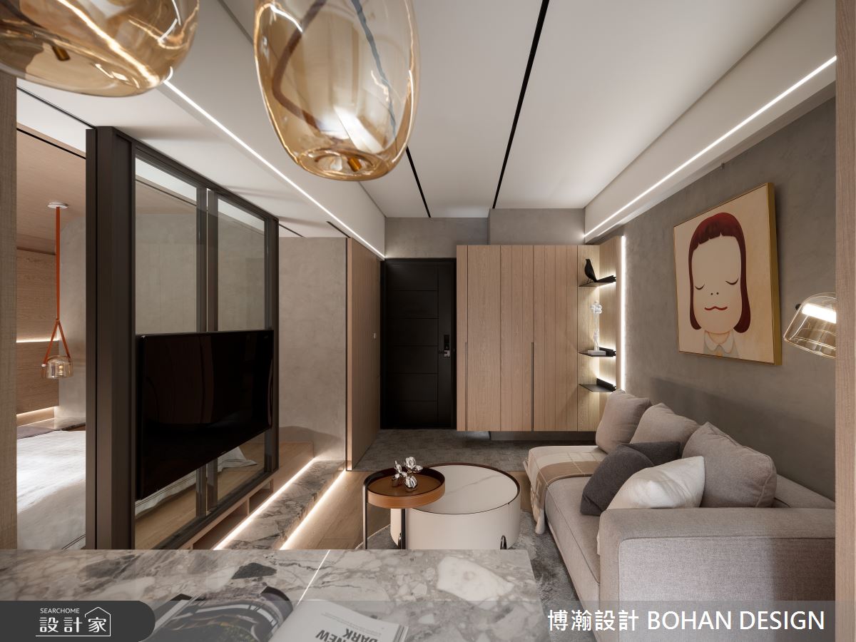 17坪新成屋(5年以下)＿現代風玄關客廳餐廳吧檯案例圖片＿博瀚設計 BOHAN DESIGN＿博瀚_14之4