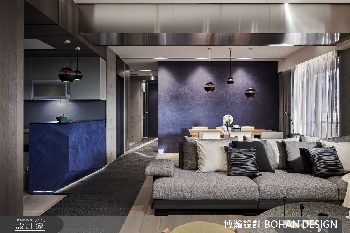 40坪新成屋(5年以下)＿現代風客廳餐廳廚房吧檯中島案例圖片＿博瀚設計 BOHAN DESIGN＿博瀚_16之7