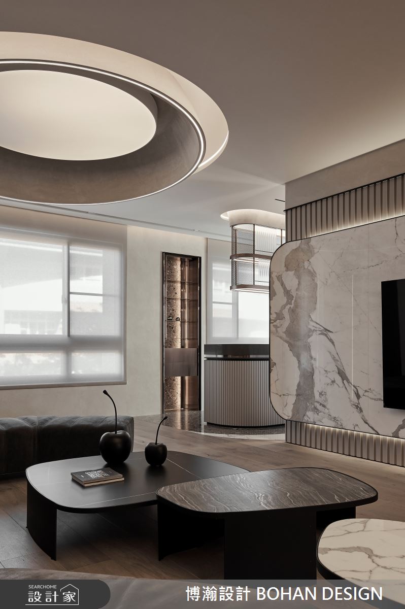 70坪新成屋(5年以下)＿現代風客廳吧檯案例圖片＿博瀚設計 BOHAN DESIGN＿博瀚_17之5