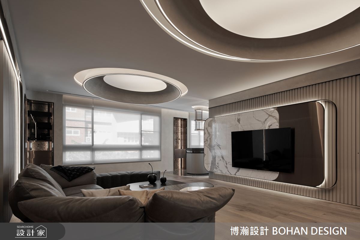 70坪新成屋(5年以下)＿現代風客廳案例圖片＿博瀚設計 BOHAN DESIGN＿博瀚_17之9