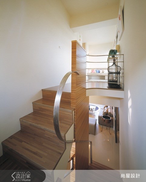 80坪＿混搭風樓梯案例圖片＿尚屋設計＿尚屋_01之6