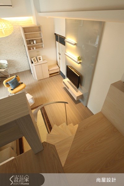 13坪老屋(16~30年)＿北歐風樓梯案例圖片＿尚屋設計＿尚屋_08之5
