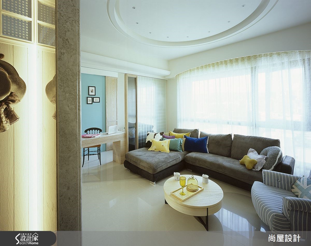 30坪新成屋(5年以下)＿美式風客廳案例圖片＿尚屋設計＿尚屋_11之1