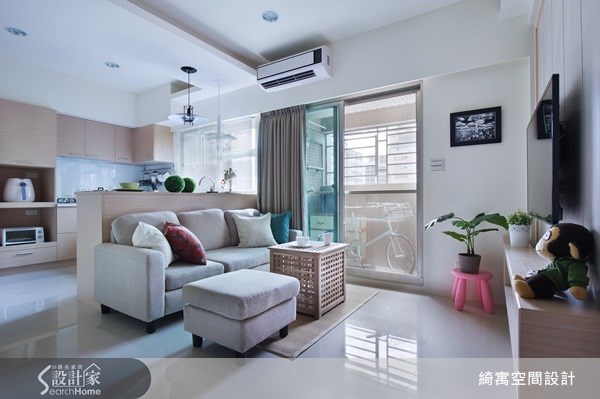 12坪中古屋(5~15年)＿北歐風客廳案例圖片＿綺寓空間設計＿綺寓_12之1
