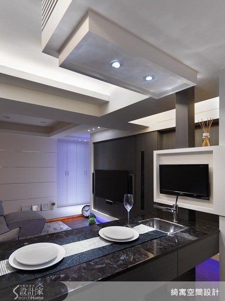 30坪新成屋(5年以下)＿現代風客廳吧檯案例圖片＿綺寓空間設計＿綺寓_08之11