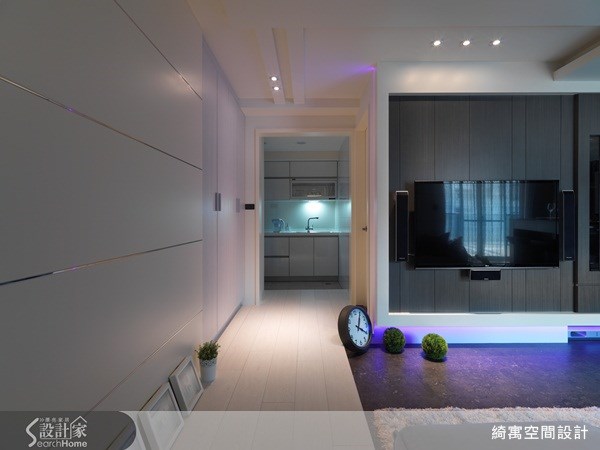 30坪新成屋(5年以下)＿現代風客廳廚房走廊案例圖片＿綺寓空間設計＿綺寓_08之7