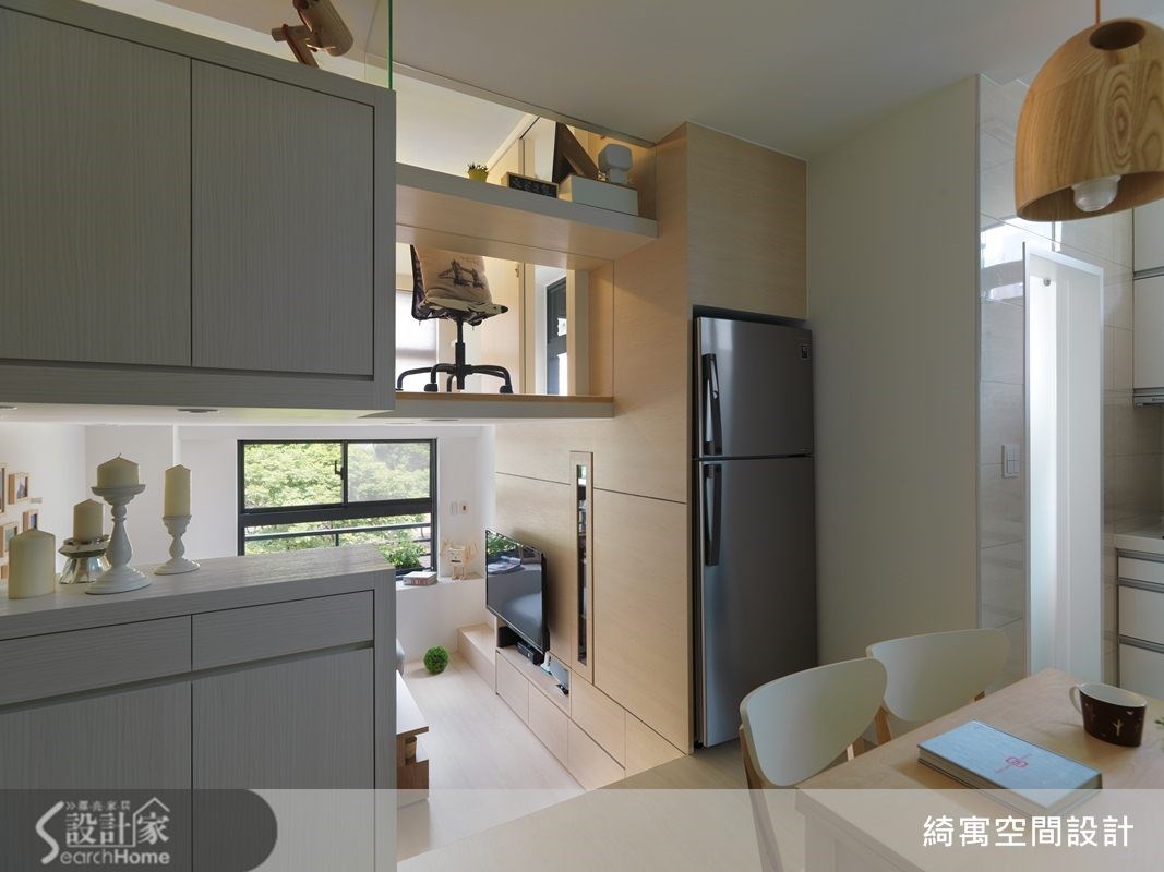 12坪新成屋(5年以下)＿北歐風書房案例圖片＿綺寓空間設計＿綺寓_05之8