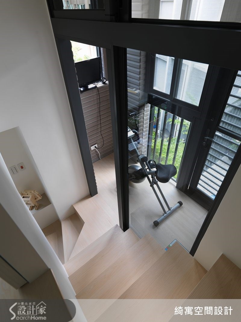 12坪新成屋(5年以下)＿北歐風樓梯案例圖片＿綺寓空間設計＿綺寓_05之13