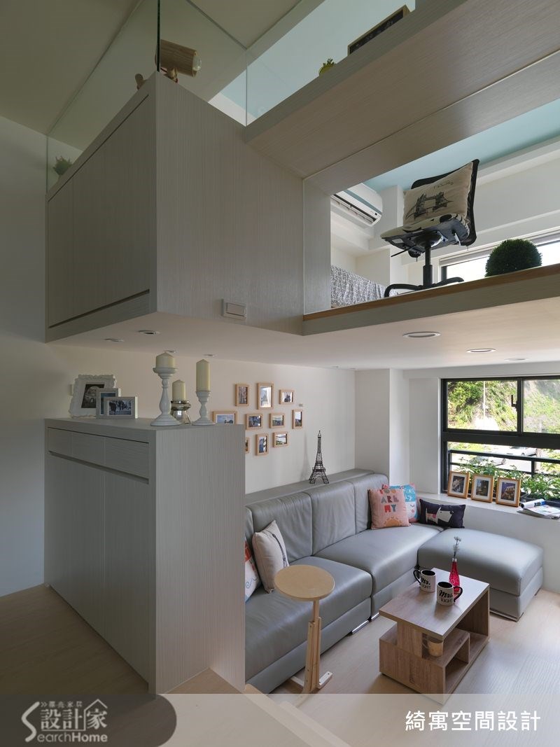 12坪新成屋(5年以下)＿北歐風客廳案例圖片＿綺寓空間設計＿綺寓_05之4