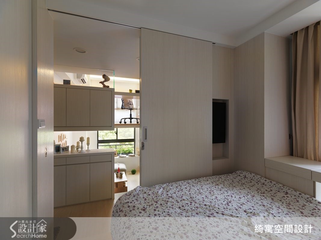 12坪新成屋(5年以下)＿北歐風臥室案例圖片＿綺寓空間設計＿綺寓_05之10