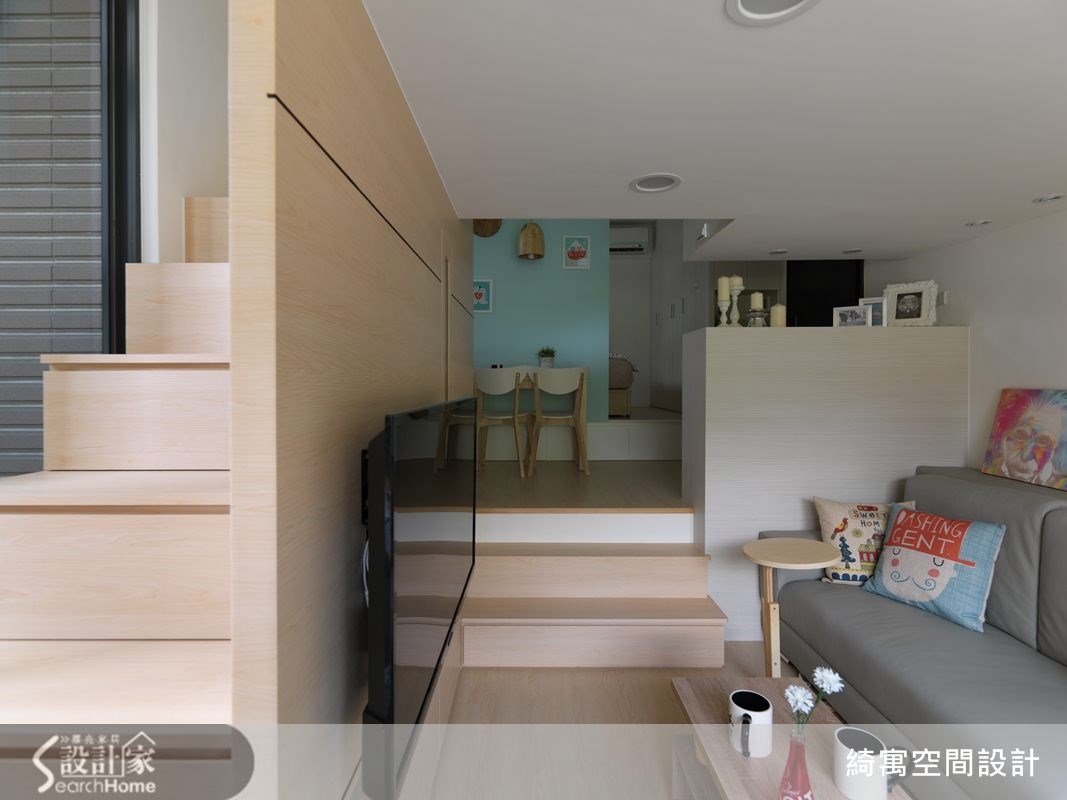 12坪新成屋(5年以下)＿北歐風客廳案例圖片＿綺寓空間設計＿綺寓_05之7