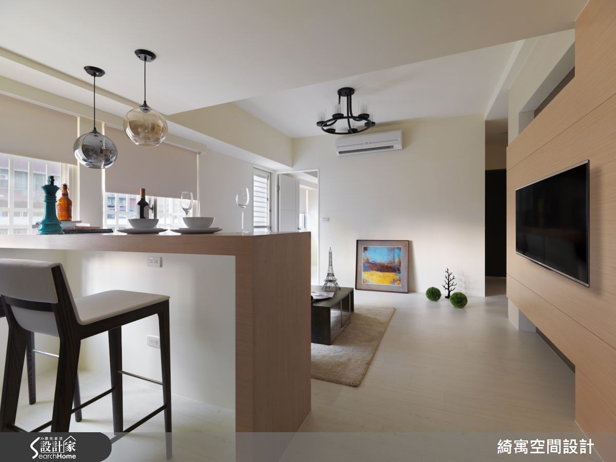 17坪老屋(16~30年)＿現代風玄關客廳吧檯案例圖片＿綺寓空間設計＿綺寓_04之4