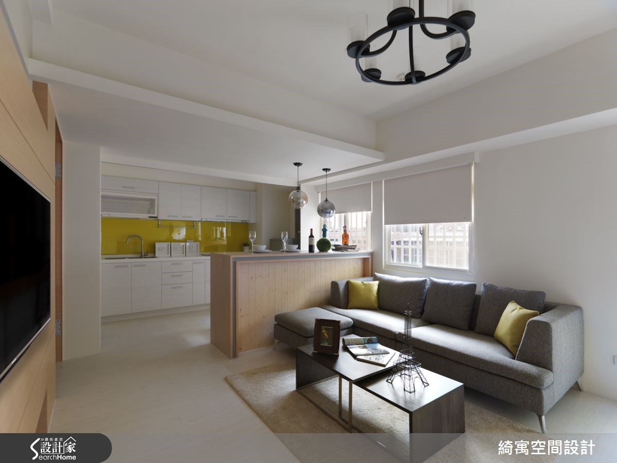 17坪老屋(16~30年)＿現代風客廳餐廳廚房案例圖片＿綺寓空間設計＿綺寓_04之5