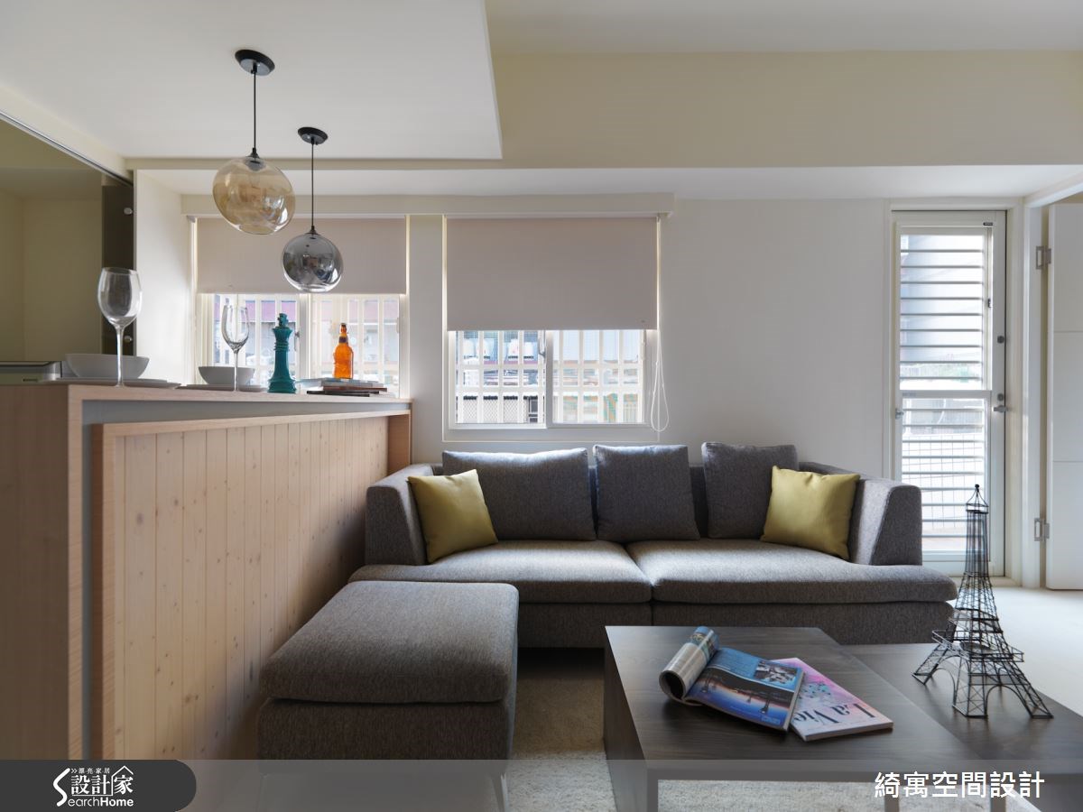 17坪老屋(16~30年)＿現代風客廳吧檯案例圖片＿綺寓空間設計＿綺寓_04之7